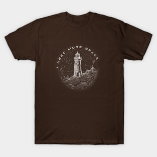 motivational quotes, Minimalist Design lighthouse T-Shirt